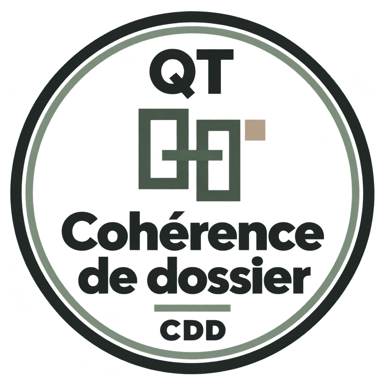Sceau Cohérence de dossier, CDD, Qualisanté Technologie